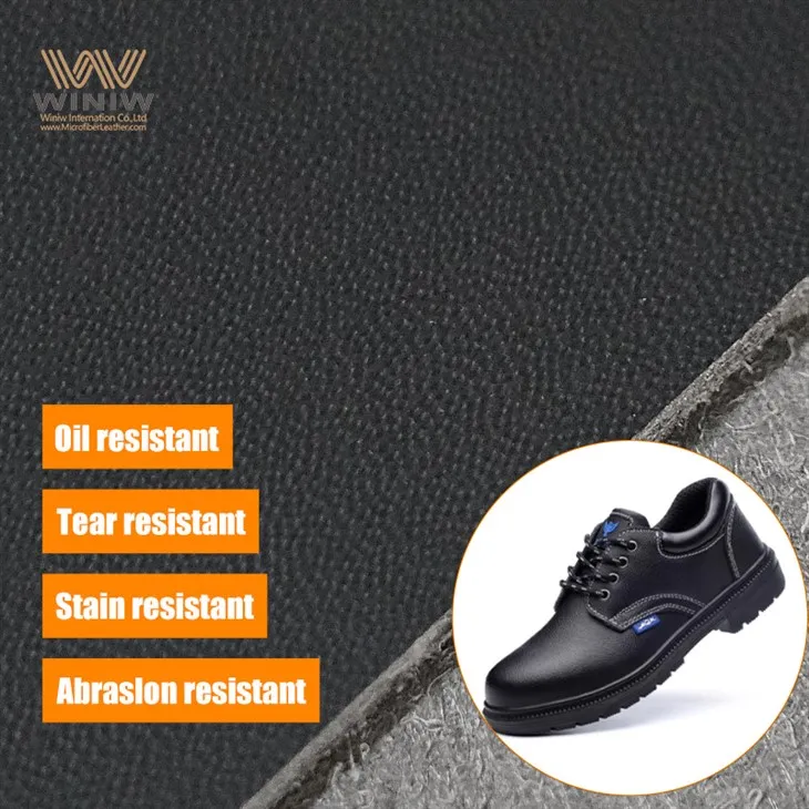1.8mm - 2.0mm Antibacterial Microfiber Suede For Safety Shoes