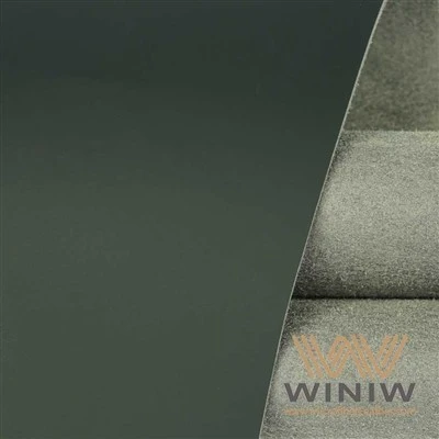 Folding Resistant PU Microfiber Leather For Safety Shoes factory