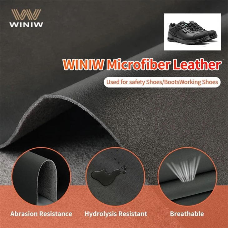 High Performance Synthetic Microfiber Suede Leather For Work Safety Shoes price