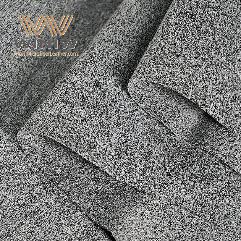 microfiber suede surface and backing close-up for glove manufacturing microfiber suede surface and backing close-up for glove manufacturing