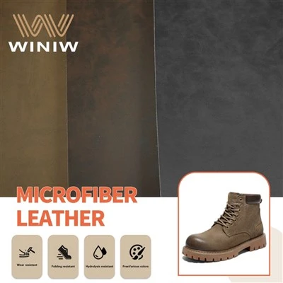 Industrial Safety Shoe 1.6-2.0mm High Quality Microfiber Suede Synthetic Leather